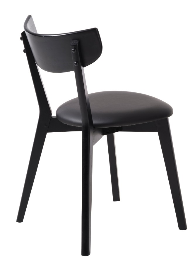 Kėdė juoda eco oda PERO
