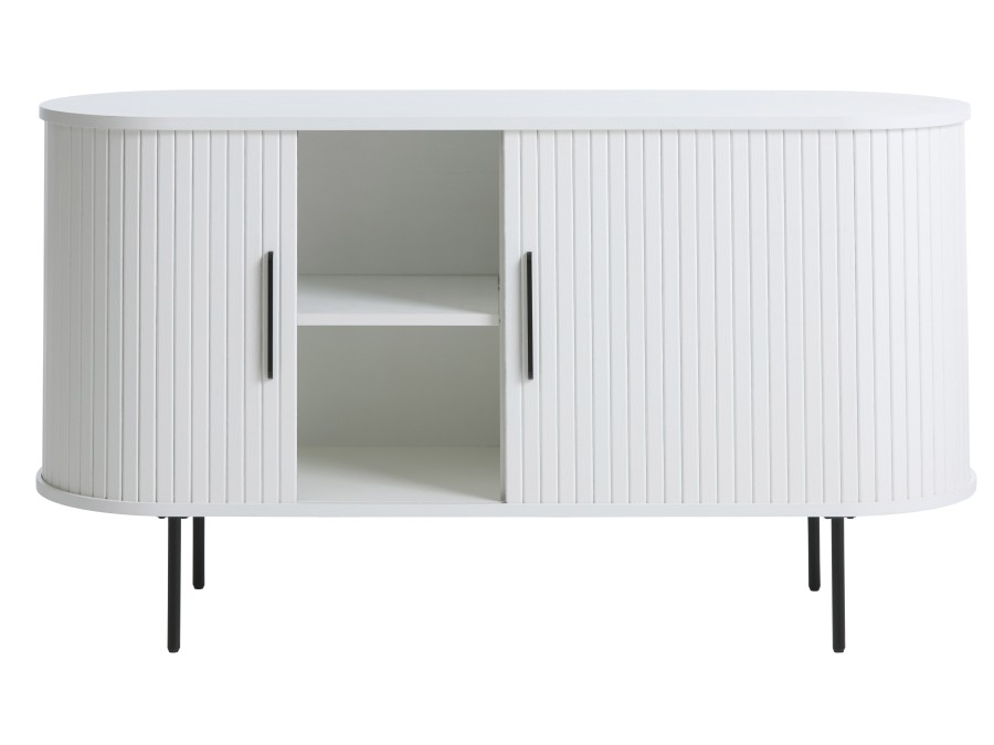 Komoda balto ąžuolo 140 cm NOLA