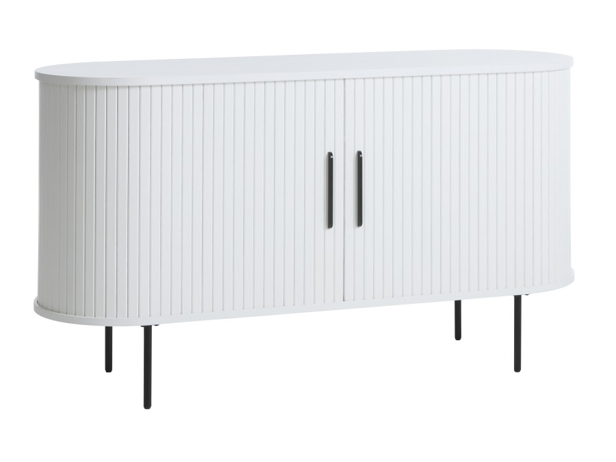 Komoda balto ąžuolo 140 cm NOLA