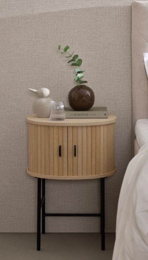 Naktinis staliukas natūralaus ąžuolo NOLA