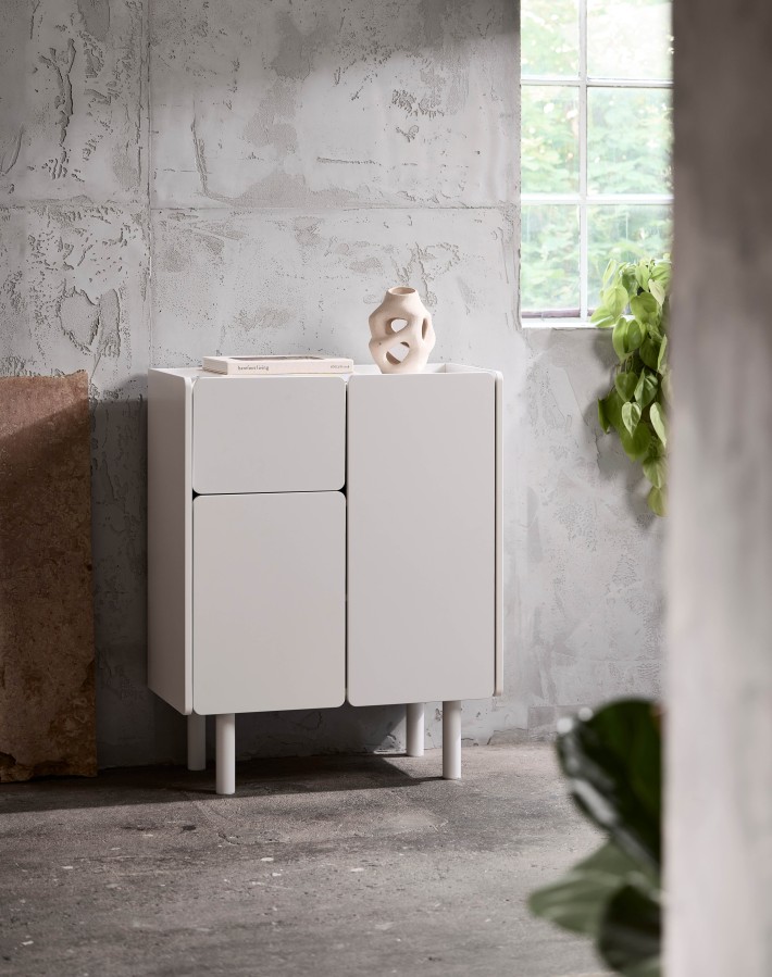 Balta spintelė 80 cm BERA