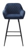 Baro kėdė, mėlynas aksomas MILTON