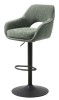 Baro kėdė žalia COWLEY