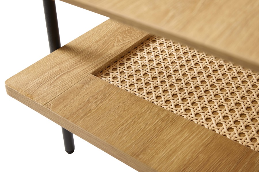 Kavos staliukas šviesus 55x110 cm  PENSACOLA