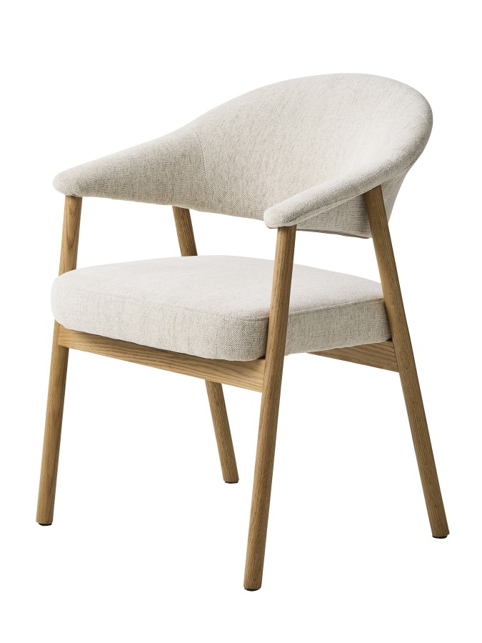 Kėdė natūralaus ąžuolo ELK