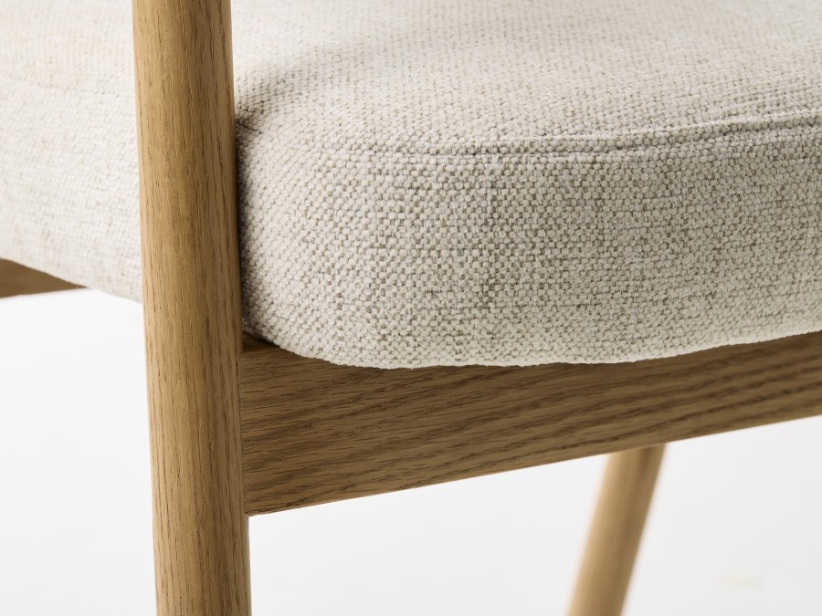 Kėdė natūralaus ąžuolo ELK