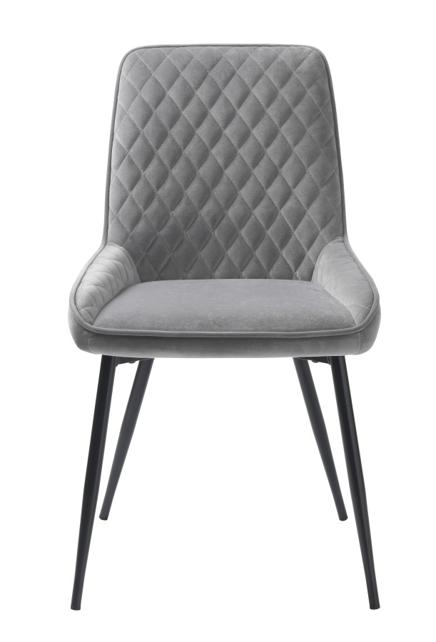 Kėdė, pilkas aksomas  MILTON