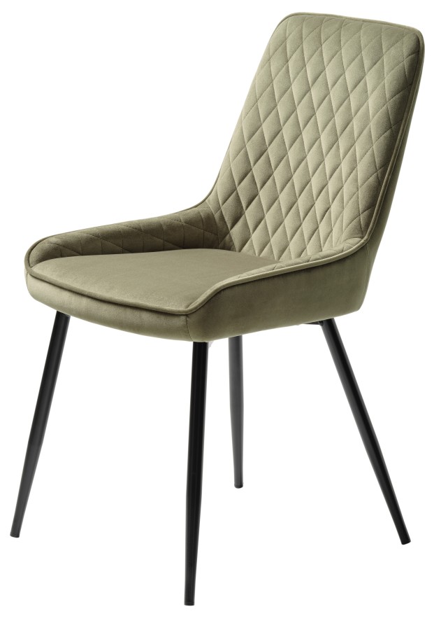Kėdė, žalias aksomas  MILTON