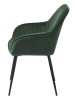 Kėdė žalio aksomo MELFORT