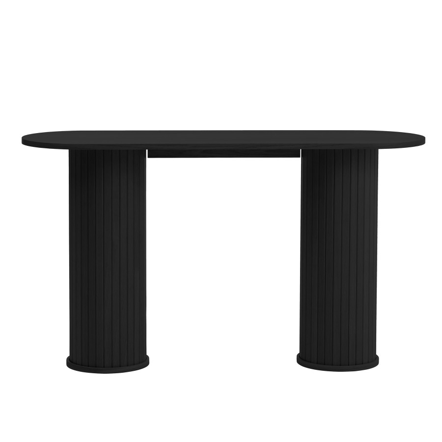Konsolė juodo ąžuolo 130 cm NOLA