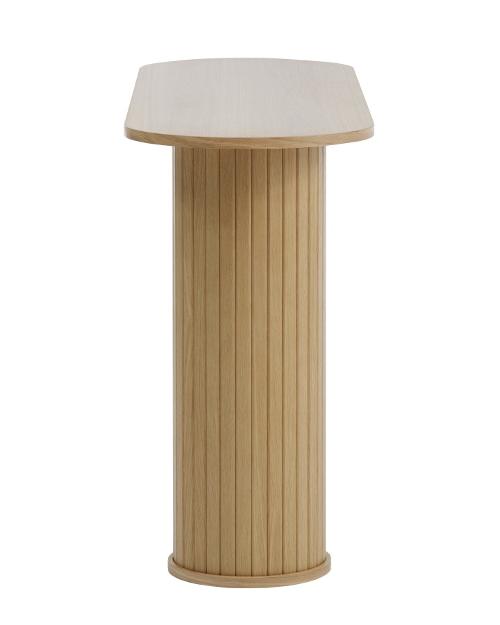 Konsolė natūralaus ąžuolo 130 cm NOLA