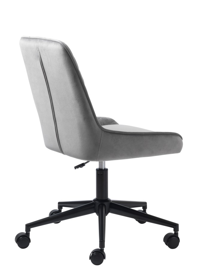 Ofiso kėdė, pilkas aksomas MILTON