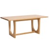 Stalas natūralaus ąžuolo 95x180 cm FLOW