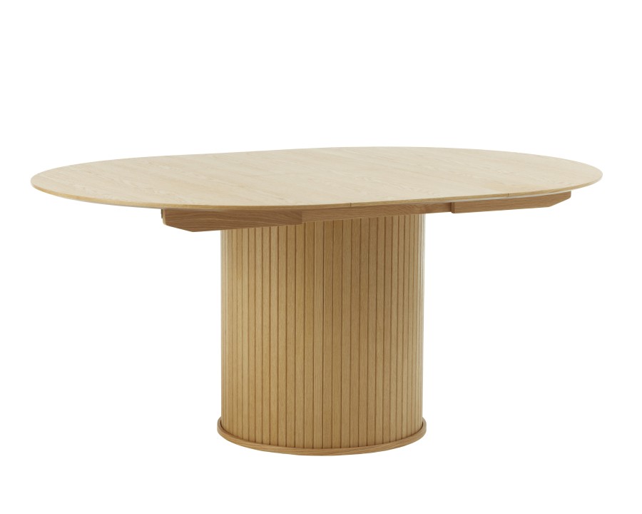 Stalas natūralaus ąžuolo P120-167 cm NOLA