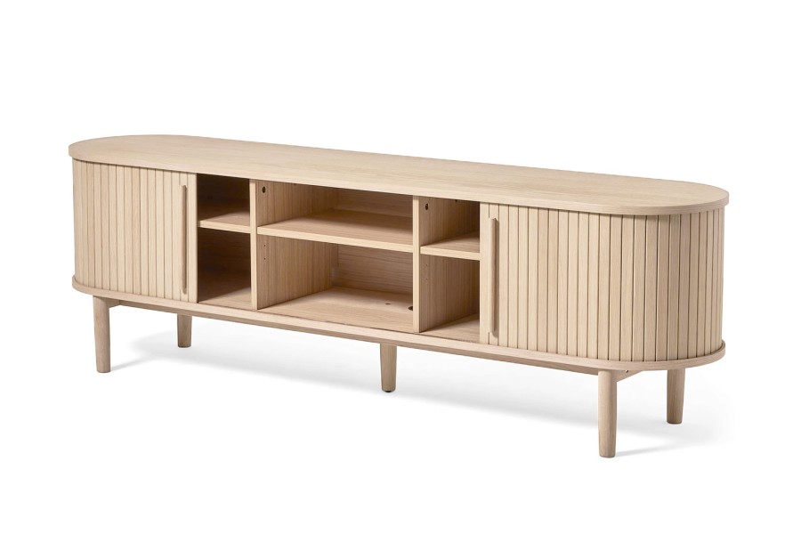 TV spintelė balinto ąžuolo spalva 180 cm META